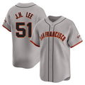 Mdoa SF.Giants #51 Jung Hoo Lee Player Gray Home Limited Stitched Jerseys