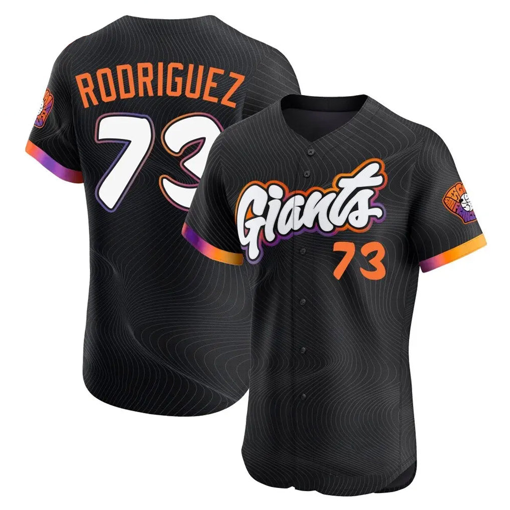 Mdoa SF.Giants #73 Randy Rodriguez Player Black City Connect Home Limited Elite Stitched Jerseys