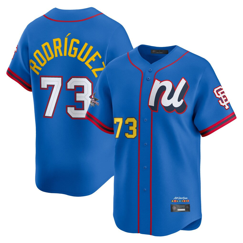 Mdoa SF.Giants #73 Randy Rodriguez Player Blue National League All-Star Edition Limited Stitched Jerseys