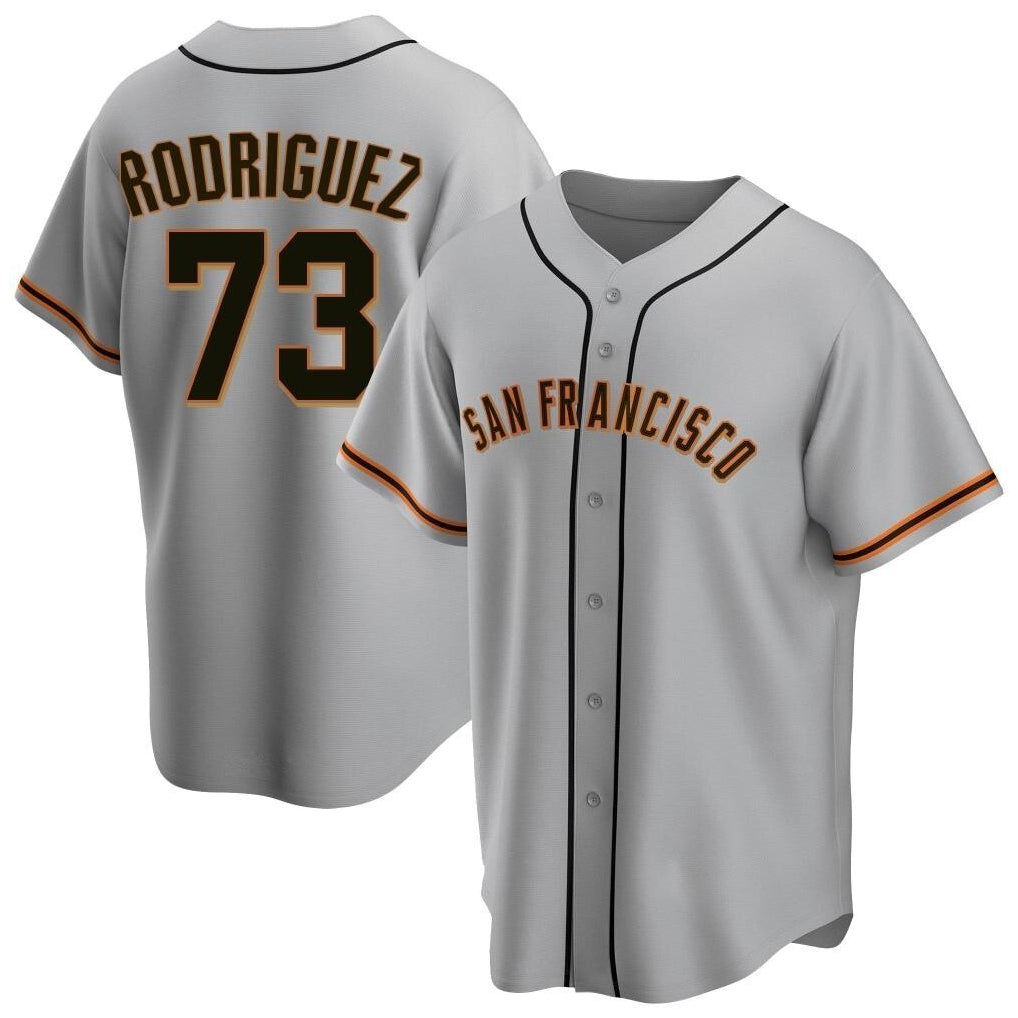 Mdoa SF.Giants #73 Randy Rodriguez Player Gray Home Game Stitched Jerseys