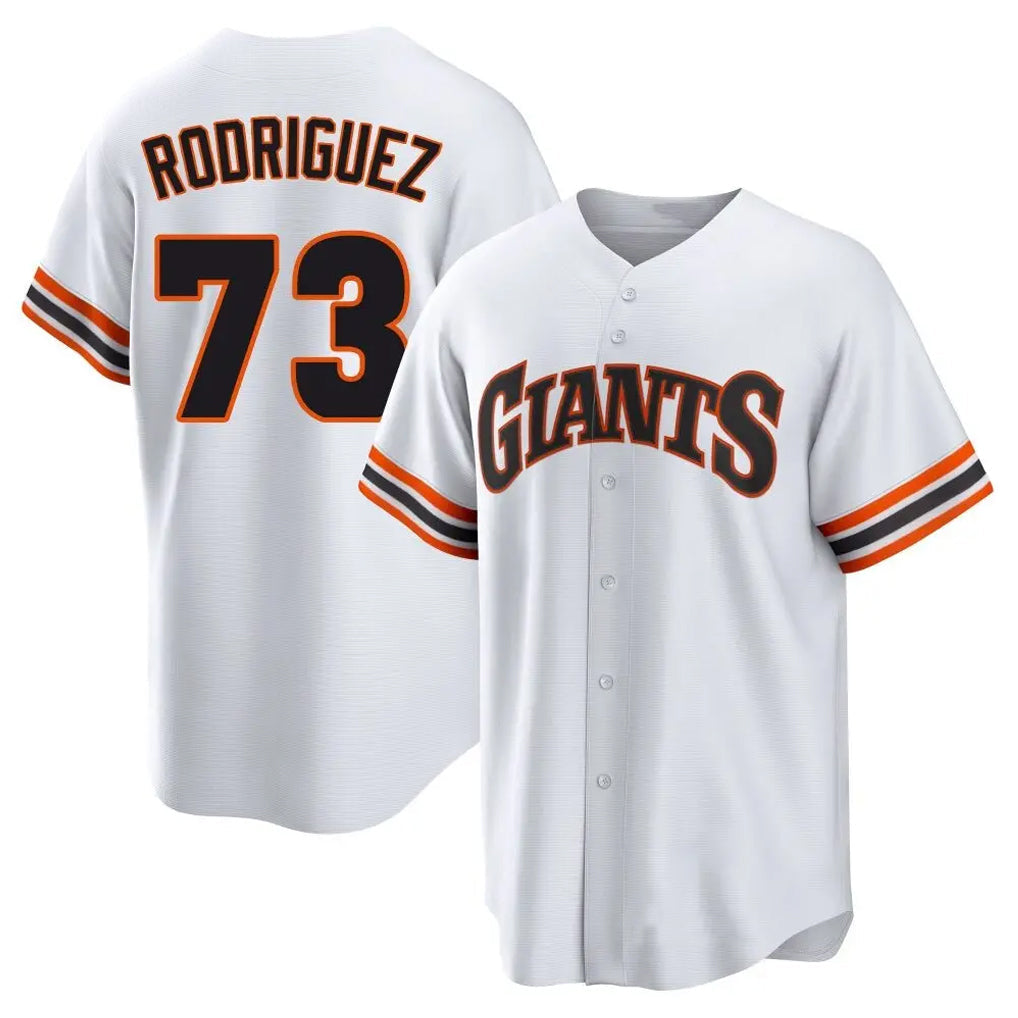 Mdoa SF.Giants #73 Randy Rodriguez Player White Home Game Stitched Jerseys