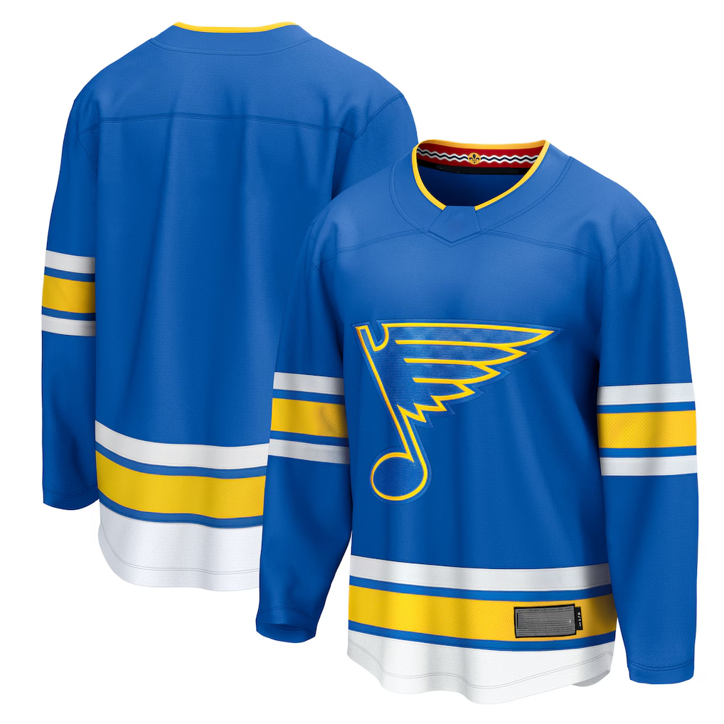 Mdoa St.L.Blues Blue Home Breakaway Jerseys