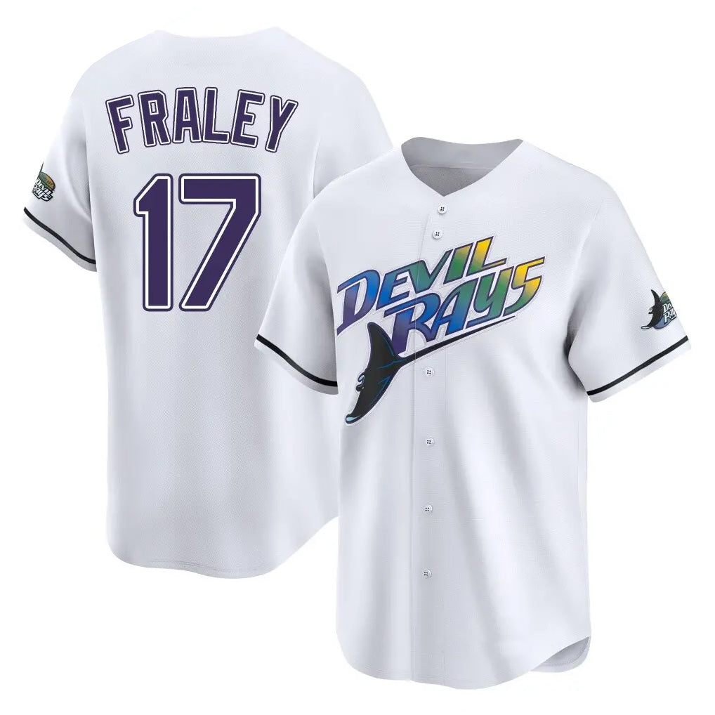 Mdoa TB.Rays #17 Jake Fraley Player White City Connect Home Stitched Jerseys