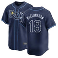 Mdoa TB.Rays #18 Shane McClanahan Player Navy Home Limited Stitched Jerseys