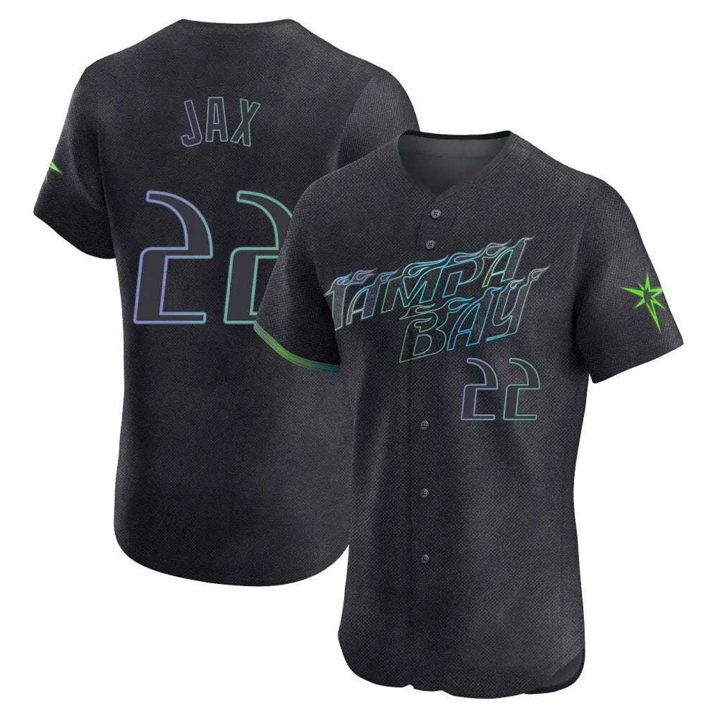 Mdoa TB.Rays #22 Griffin Jax Player Black City Connect Home Limited Elite Stitched Jerseys