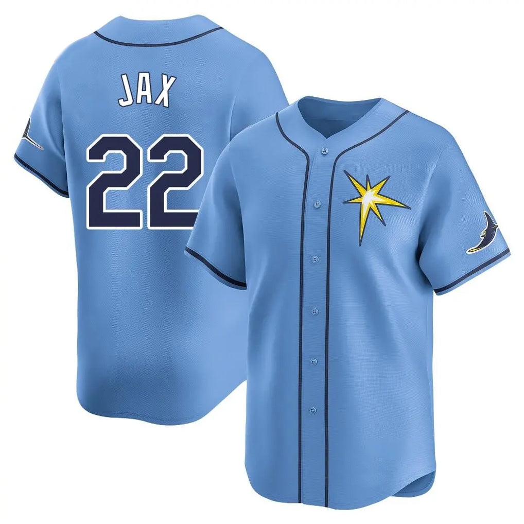 Mdoa TB.Rays #22 Griffin Jax Player Light Blue Home Limited Stitched Jerseys