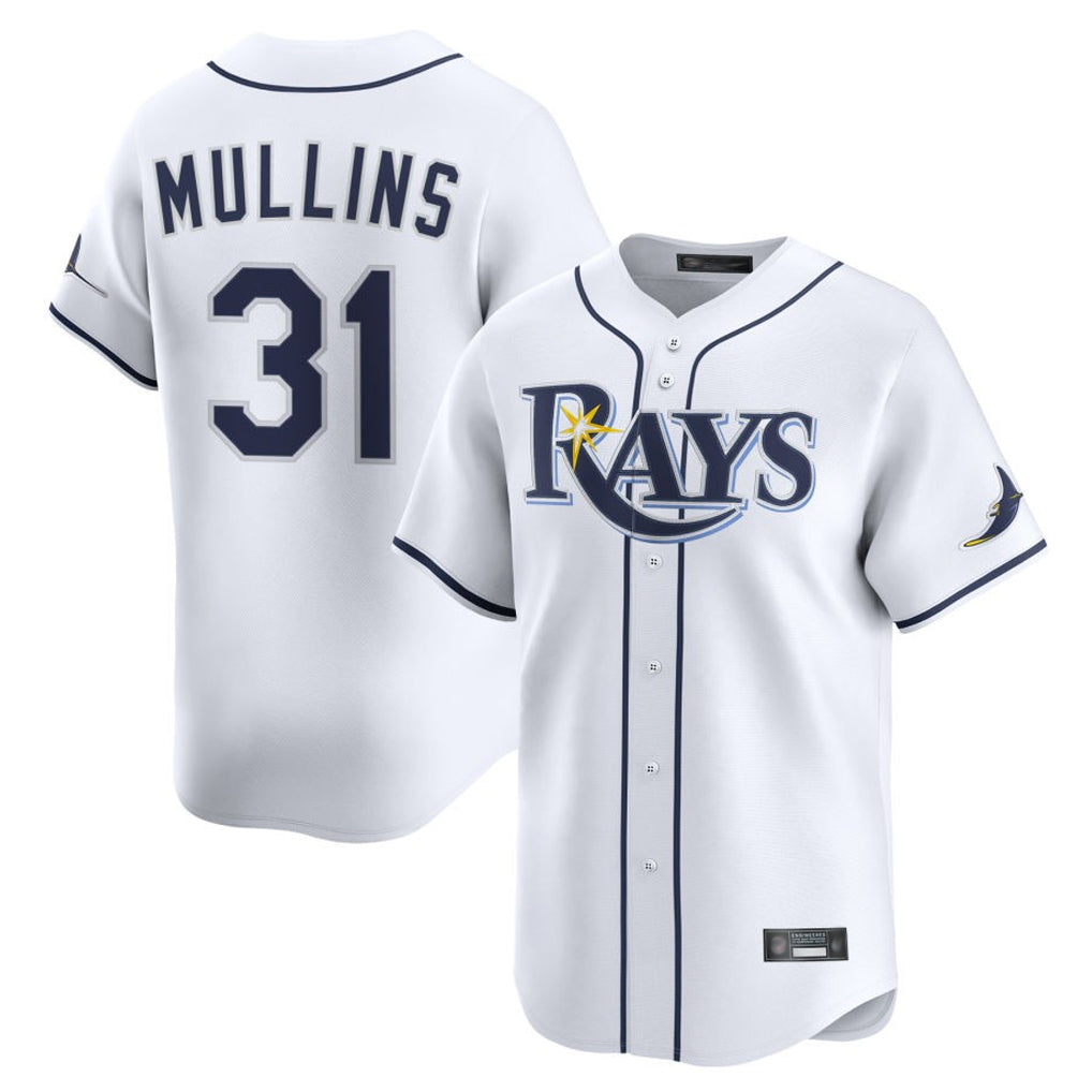 Mdoa TB.Rays #31 Cedric Mullins Player White Home Limited Stitched Jerseys