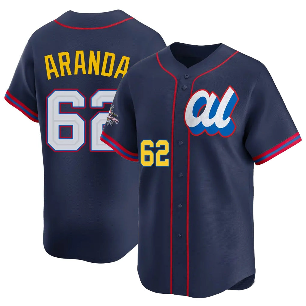 Mdoa TB.Rays #62 Jonathan Aranda Player Navy Limited American League All-Star Edition Stitched Jerseys