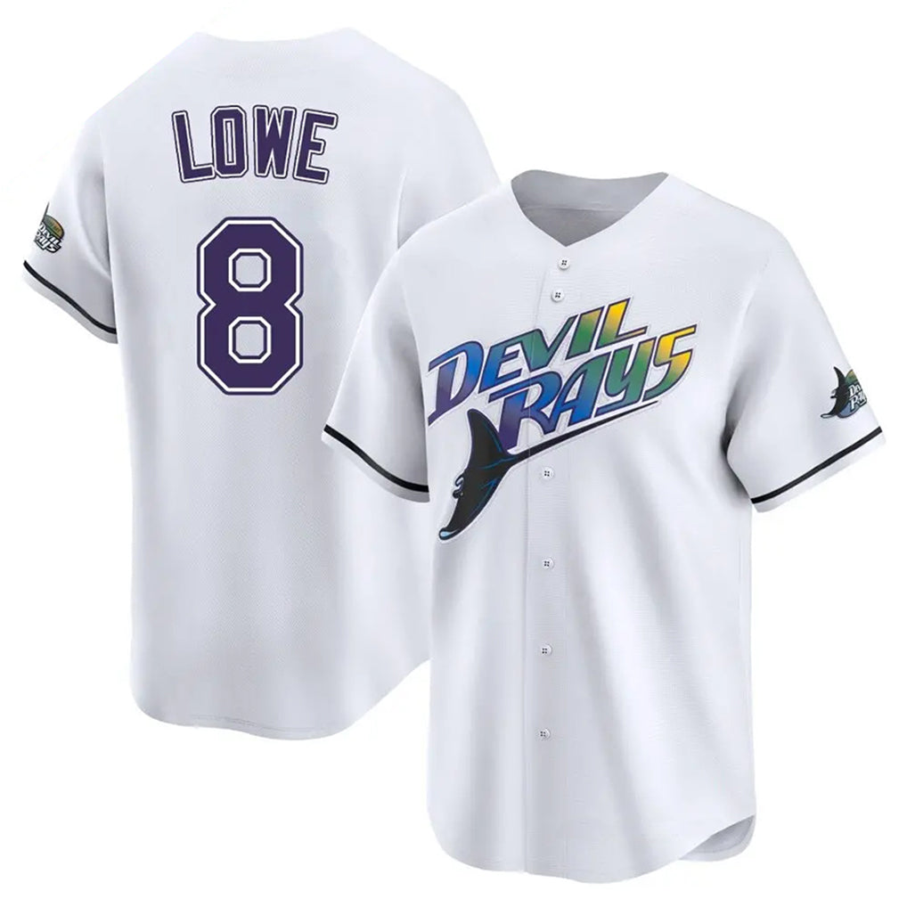 Mdoa TB.Rays #8 Brandon Lowe Player White City Connect Home Stitched Jerseys
