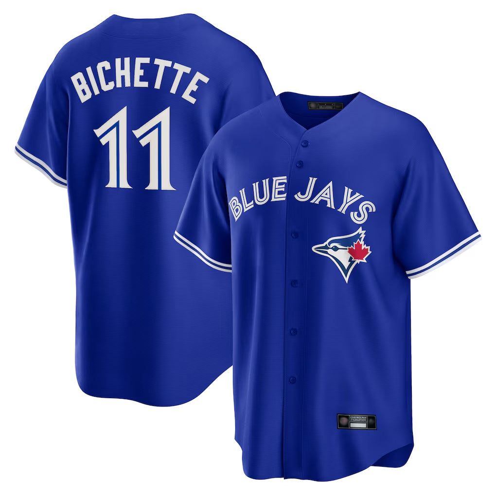 Mdoa T.Blue Jays #11 Bo Bichette Player Blue Rush Limited Stitched Jerseys