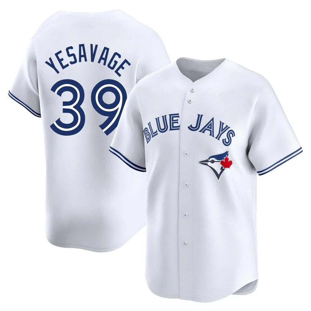 Mdoa T.Blue Jays #39 Trey Yesavage Player White Home Limited Stitched Jerseys