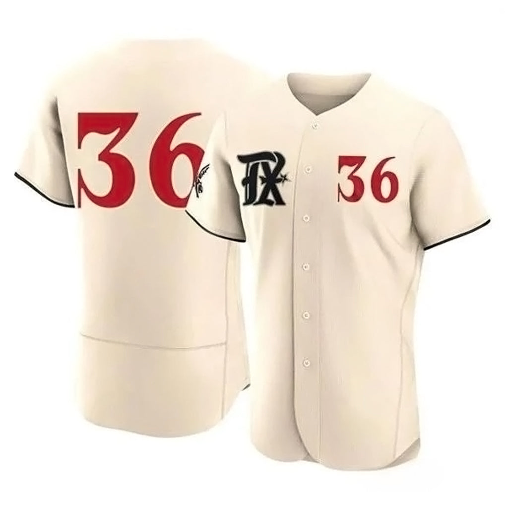 Mdoa T.Rangers #36 Wyatt Langford Player Cream Limited City Connect Elite Stitched Jerseys