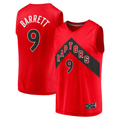 Mdoa T.Raptors #9 RJ Barrett Red Fast Break Player Jerseys - Icon Edition