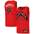 Mdoa T.Raptors #9 RJ Barrett Red Swingman Player Jerseys - Icon Edition