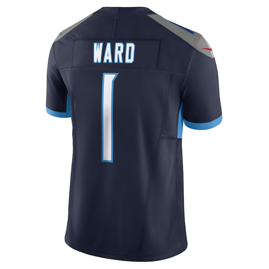 Mdoa T.Titans #1 Cameron Ward Player Navy Vapor F.U.S.E. Limited Stitched Jerseys