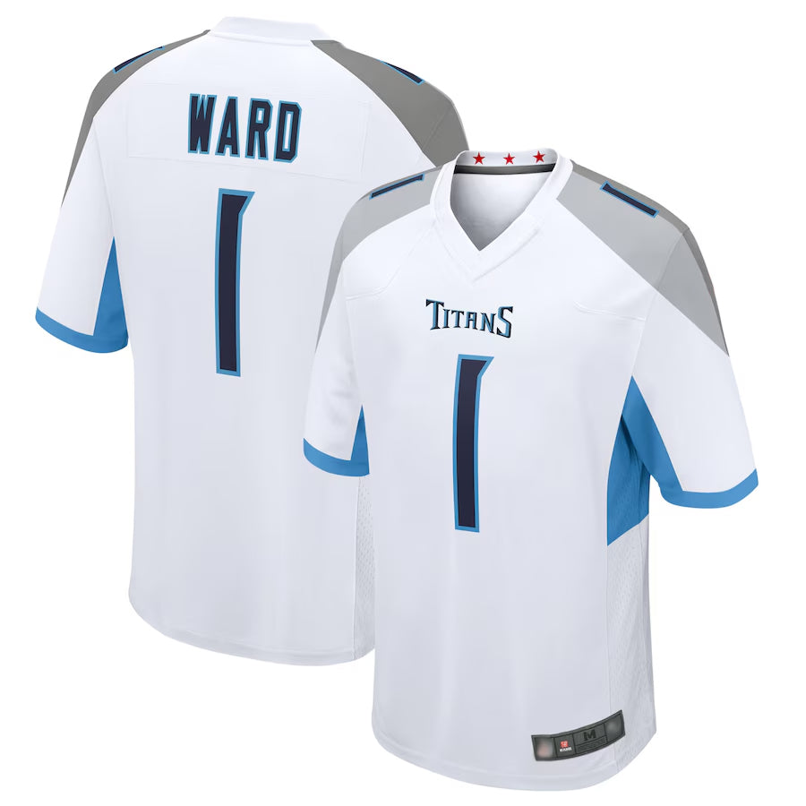 Mdoa T.Titans #1 Cameron Ward Player White Game Stitched Jerseys