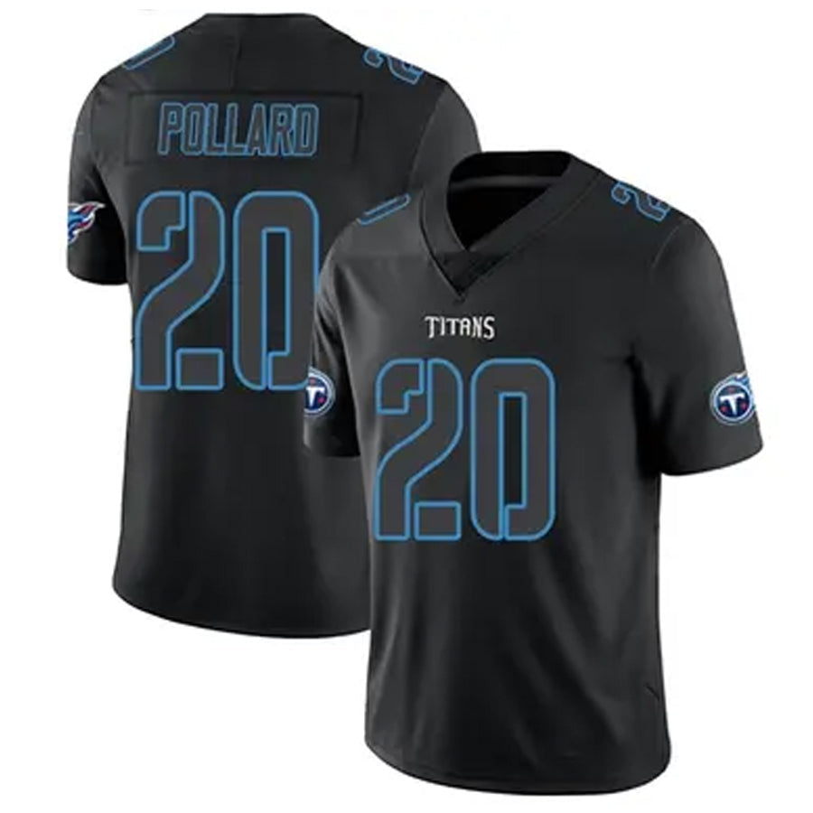 Mdoa T.Titans #20 Tony Pollard Player Black Fashion Elite Limited Stitched Jerseys