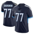 Mdoa T.Titans #77 Peter Skoronski Player Navy Limited Vapor Untouchable Home Game Stitched Jerseys