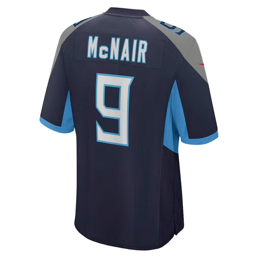 Mdoa T.Titans #9 Steve McNair Player Navy Home Game Stitched Jerseys