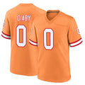 Mdoa TB.Buccaneers #0 Yaya Diaby Player Orange Throwback Home Game Stitched Jerseys