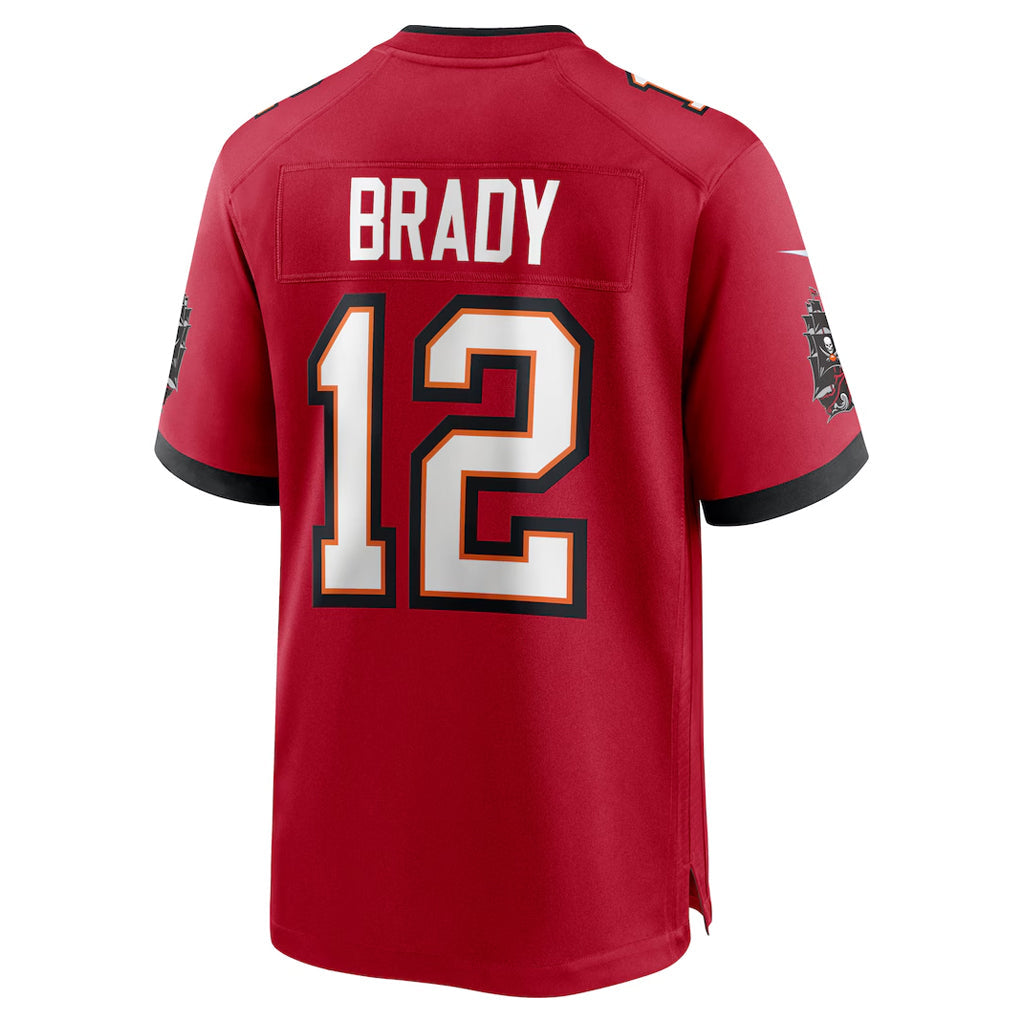 Mdoa TB.Buccaneers #12 Tom Brady Player Red Home Game Stitched Jerseys