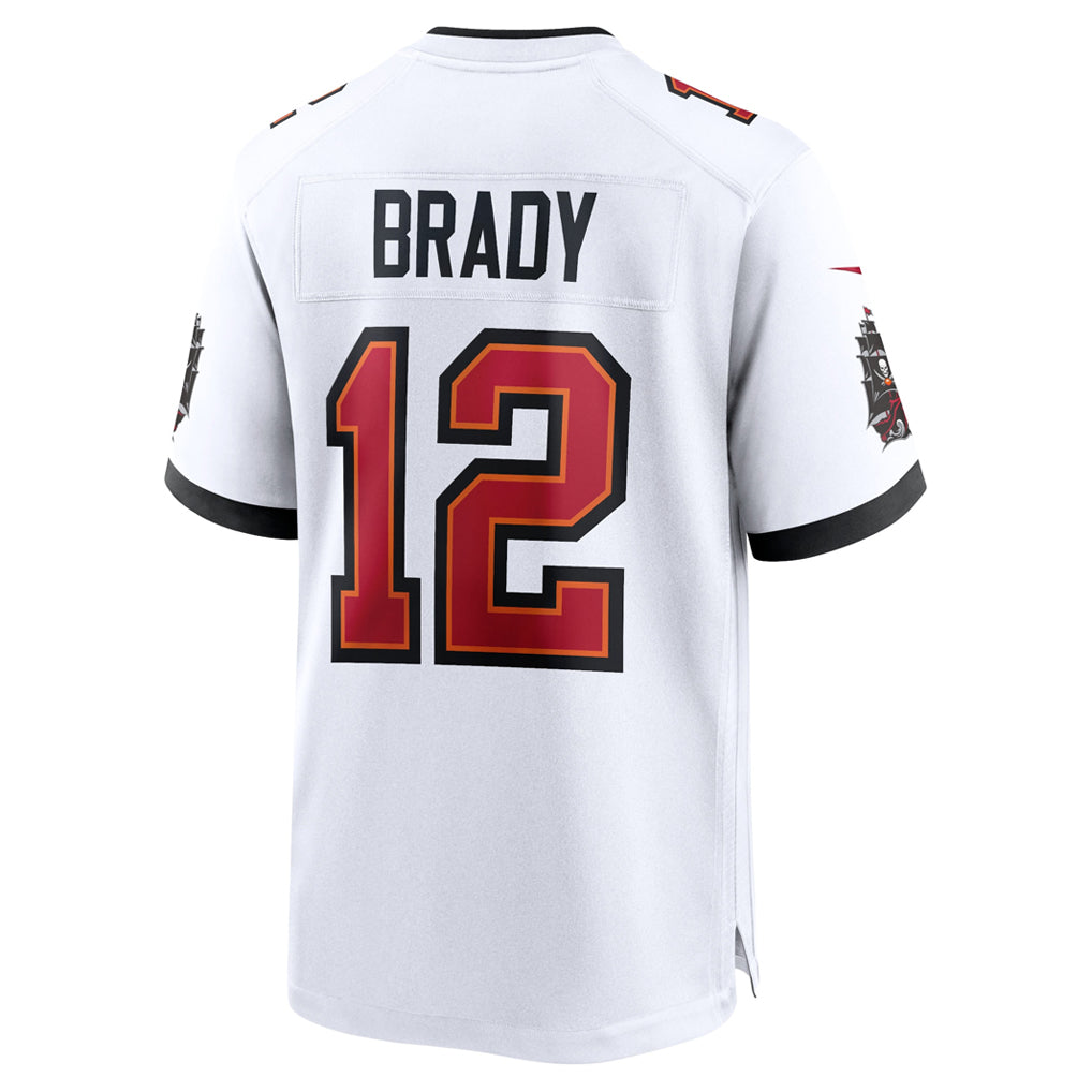 Mdoa TB.Buccaneers #12 Tom Brady Player White Home Game Stitched Jerseys