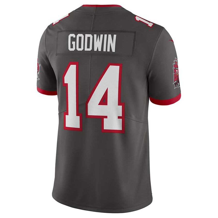 Mdoa TB.Buccaneers #14 Chris Godwin Jr. Player Pewter Vapor Limited Stitched Jerseys