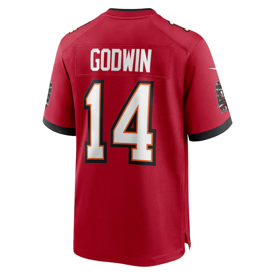 Mdoa TB.Buccaneers #14 Chris Godwin Jr. Player Red Game Home Stitched Jerseys