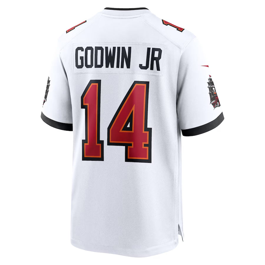 Mdoa TB.Buccaneers #14 Chris Godwin Jr. Player White Game Home Stitched Jerseys