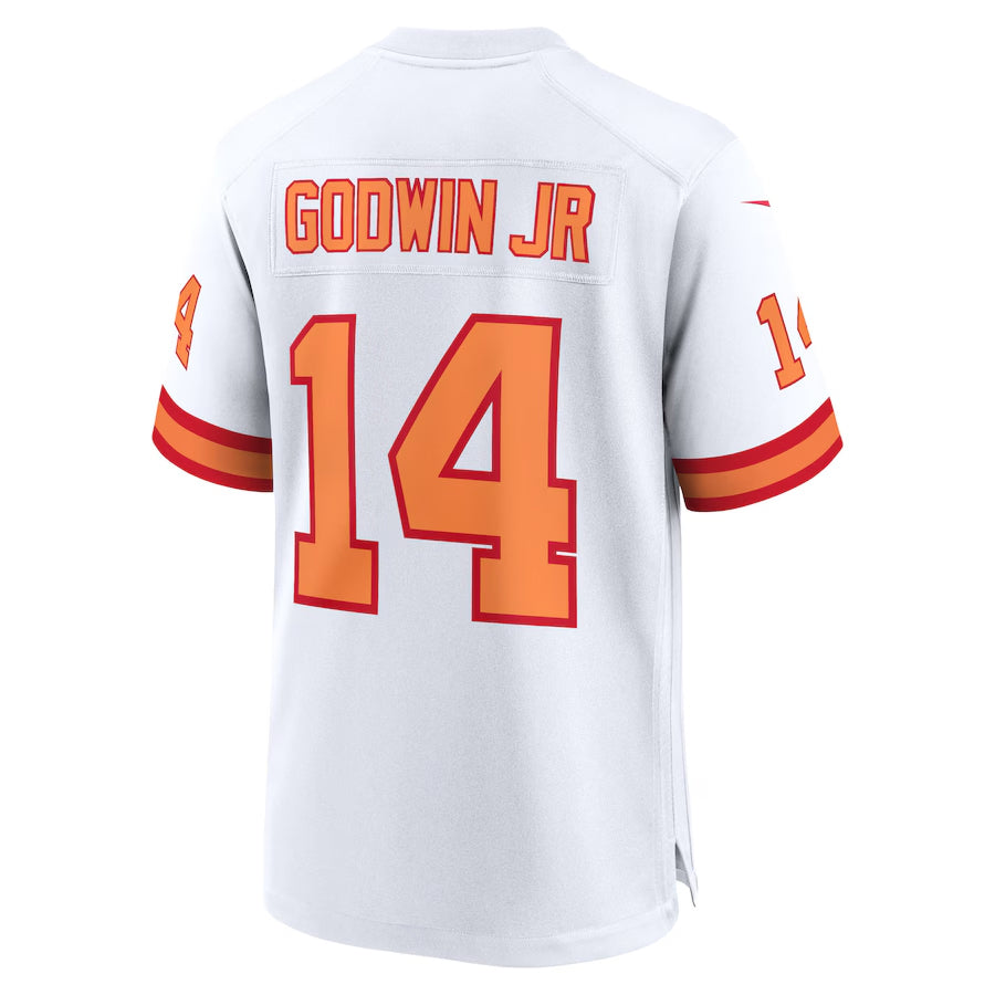 Mdoa TB.Buccaneers #14 Chris Godwin Jr. Player White Home Game Stitched Jerseys