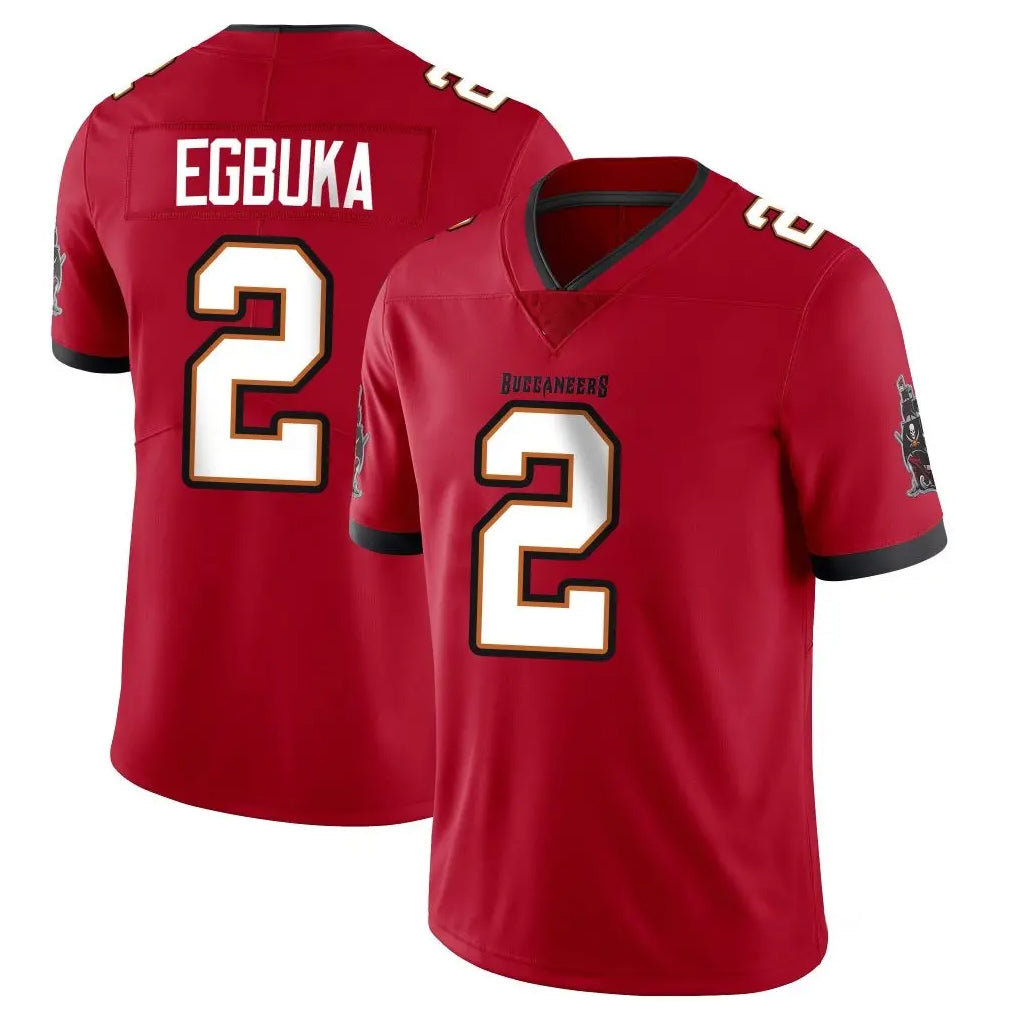 Mdoa TB.Buccaneers #2 Emeka Egbuka Player Red Limited Vapor Home Game Stitched Jerseys