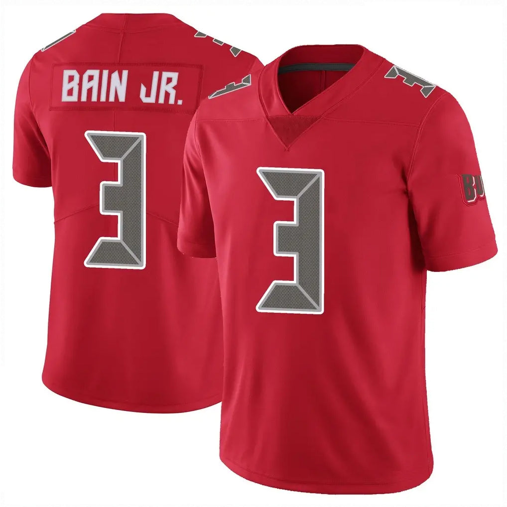 Mdoa TB.Buccaneers #3 Rueben Bain Jr. Player Red Limited Color Rush Home Game Stitched Jerseys