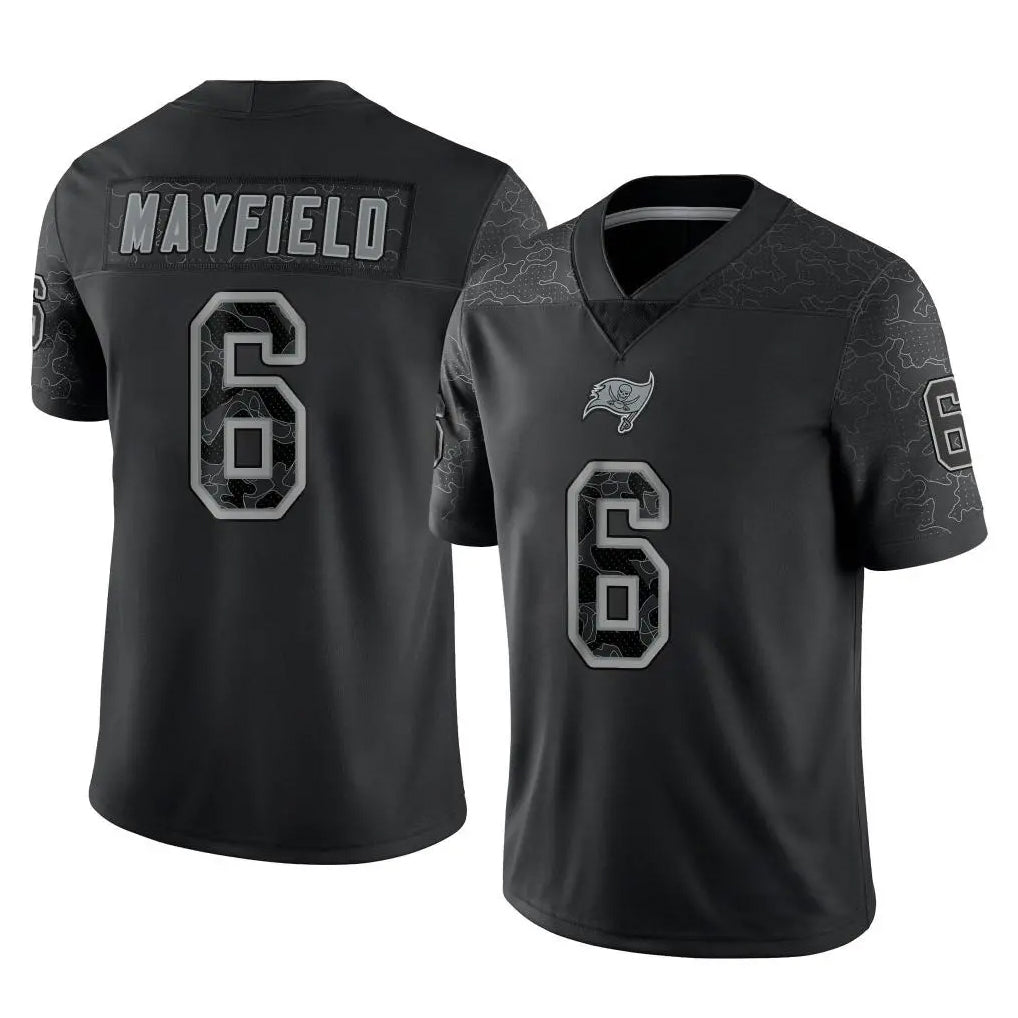 Mdoa TB.Buccaneers #6 Baker Mayfield Player Black RFLCTV Limited Stitched Jerseys