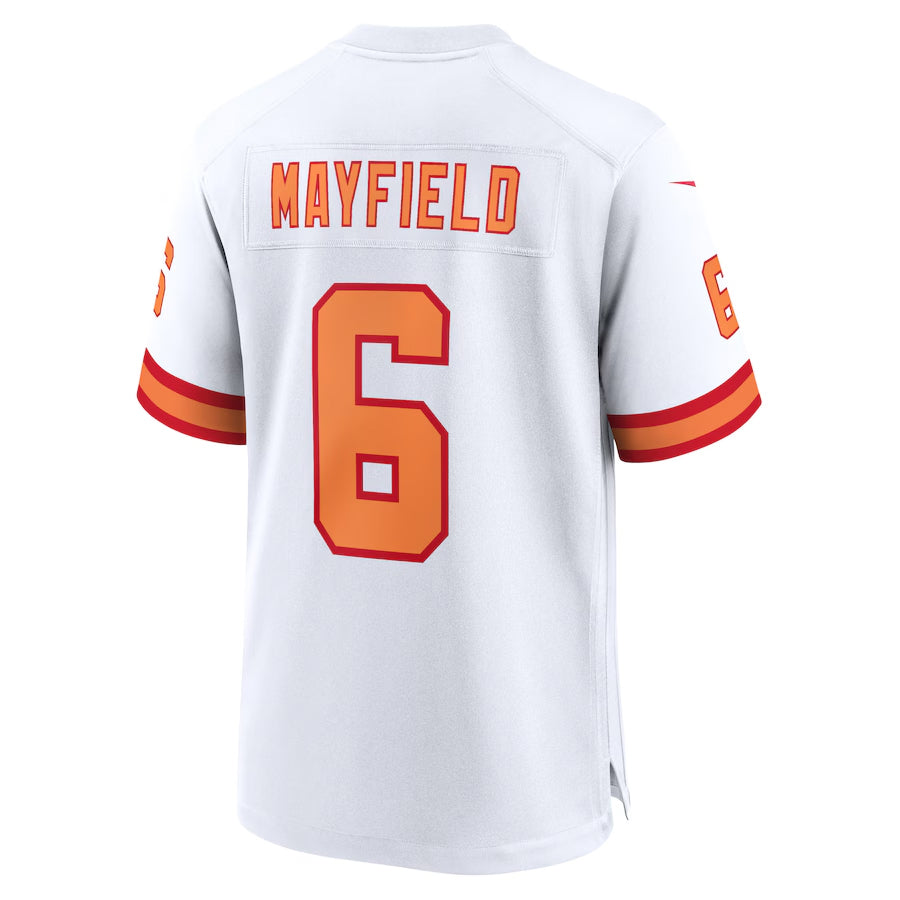 Mdoa TB.Buccaneers #6 Baker Mayfield Player White Home Game Stitched Jerseys