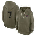 Mdoa TB.Buccaneers #7 Bucky Irving Player Olive Salute To Service Hoodies Stitched Jerseys