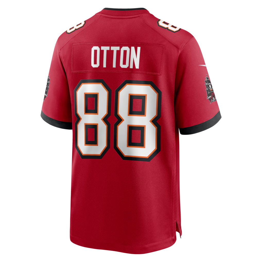 Mdoa TB.Buccaneers #88 Cade Otton Red Game Player Stitched Jerseys