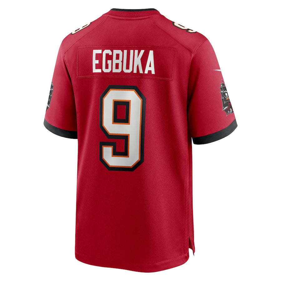 Mdoa TB.Buccaneers #9 Emeka Egbuka Player Red Home Game Stitched Jerseys