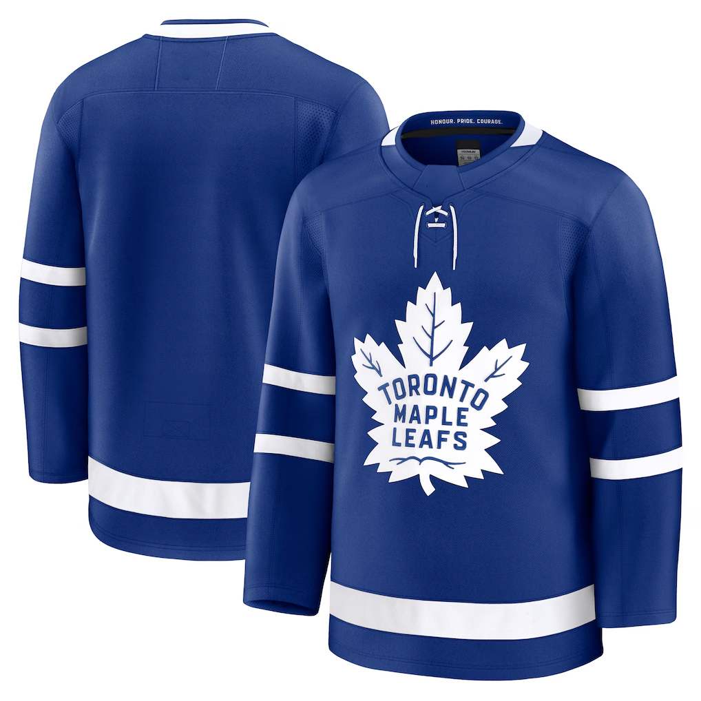 Mdoa T.Maple Leafs Blue Home Premium Jerseys