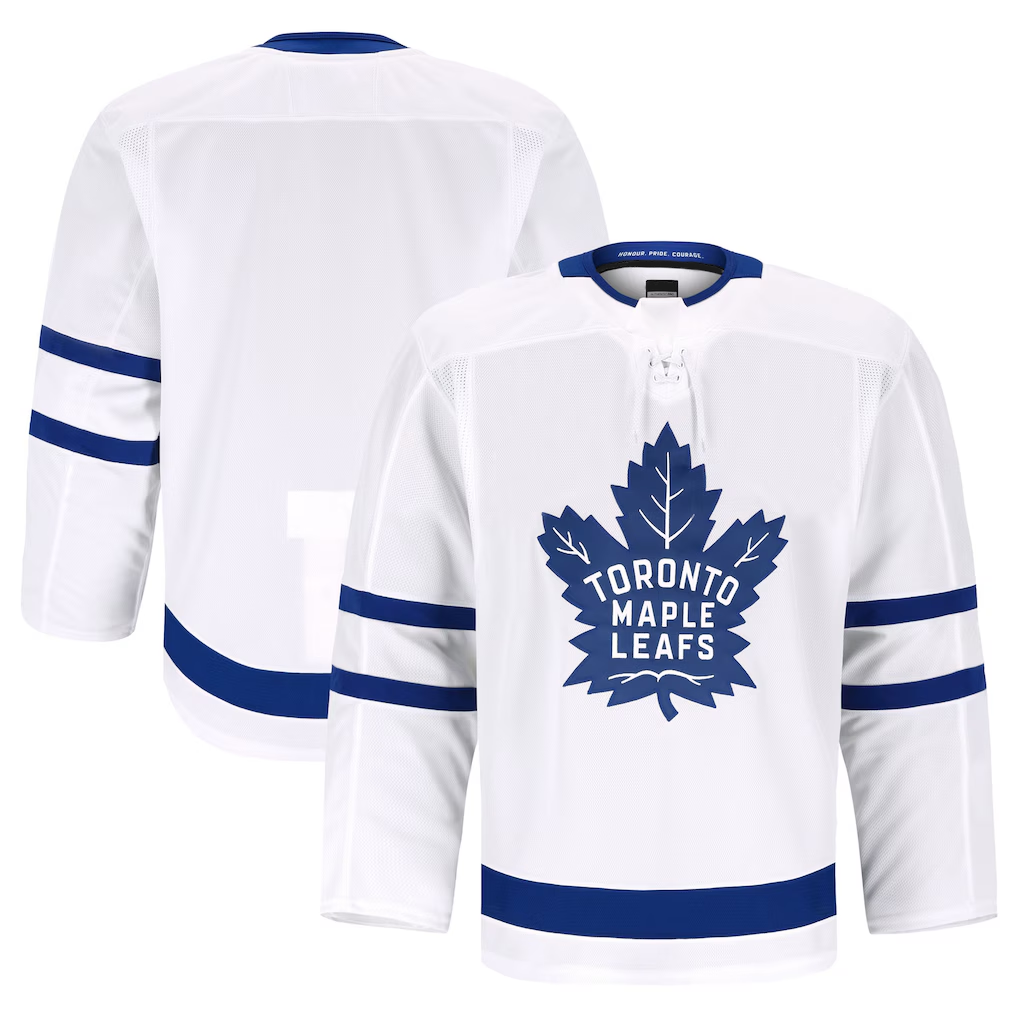 Mdoa T.Maple Leafs White Away Authentic Pro Jerseys