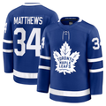 Mdoa T.Maple Leafs #34 Auston Matthews Blue Home Premium Jerseys