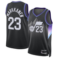 Mdoa U.Jazz #23 Lauri Markkanen Black 2024-2025 Swingman Jerseys - Statement Edition