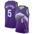 Mdoa U.Jazz #5 Cody Williams Purple Swingman Jerseys - Icon Edition