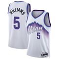 Mdoa U.Jazz #5 Cody Williams White Swingman Jerseys - Association Edition