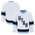 Mdoa U.Mammoth White Away Authentic Pro Jerseys