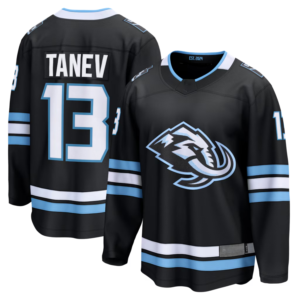 Mdoa U.Mammoth #13 Brandon Tanev Black Home Breakaway Player Jerseys