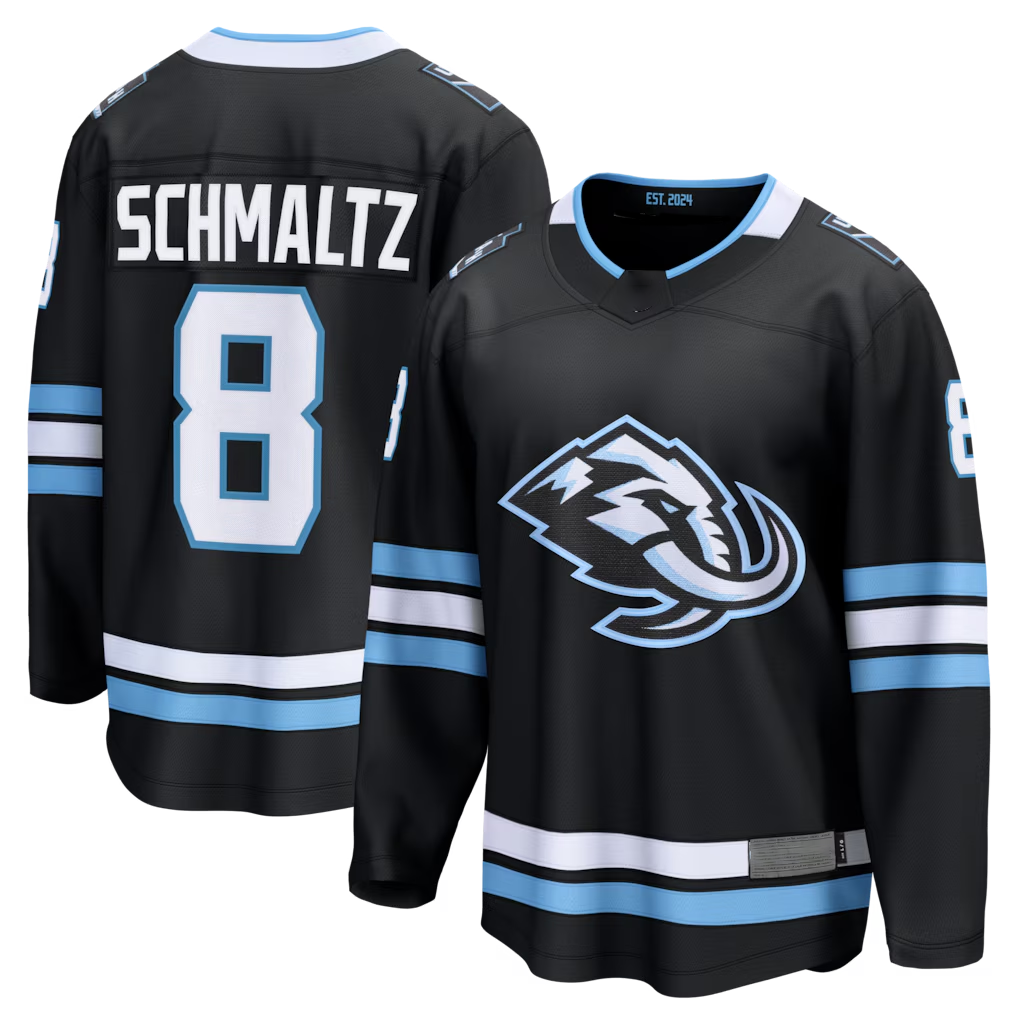 Mdoa U.Mammoth #8 Nick Schmaltz Black Home Breakaway Player Jerseys