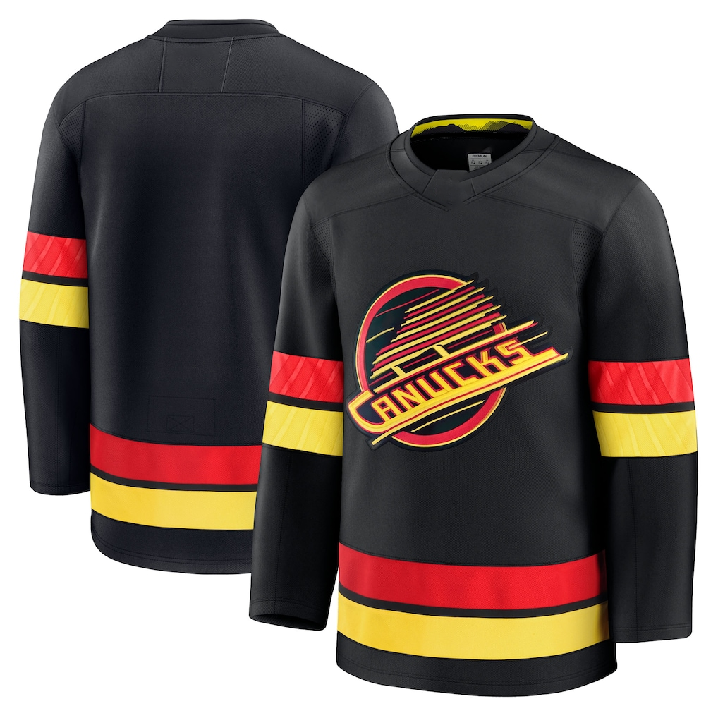 Mdoa V.Canucks Black Alternate Premium Jerseys