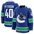 Mdoa V.Canucks #40 Elias Pettersson Blue Home Premium Jerseys