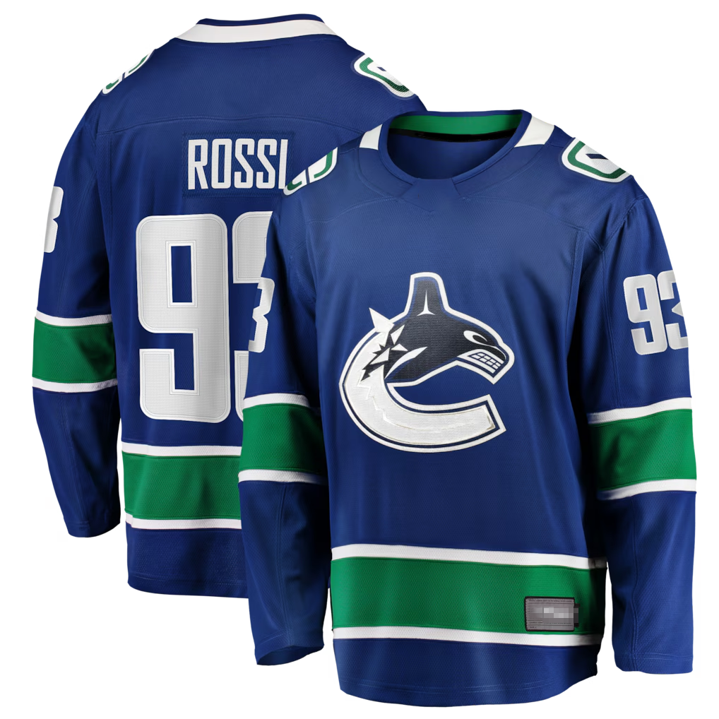 Mdoa V.Canucks #93 Marco Rossi Blue Home Premier Breakaway Player Jerseys