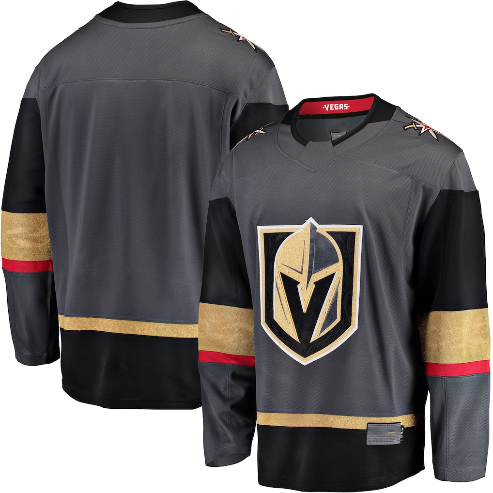 Mdoa V.Golden Knights Gray Breakaway Alternate Jerseys